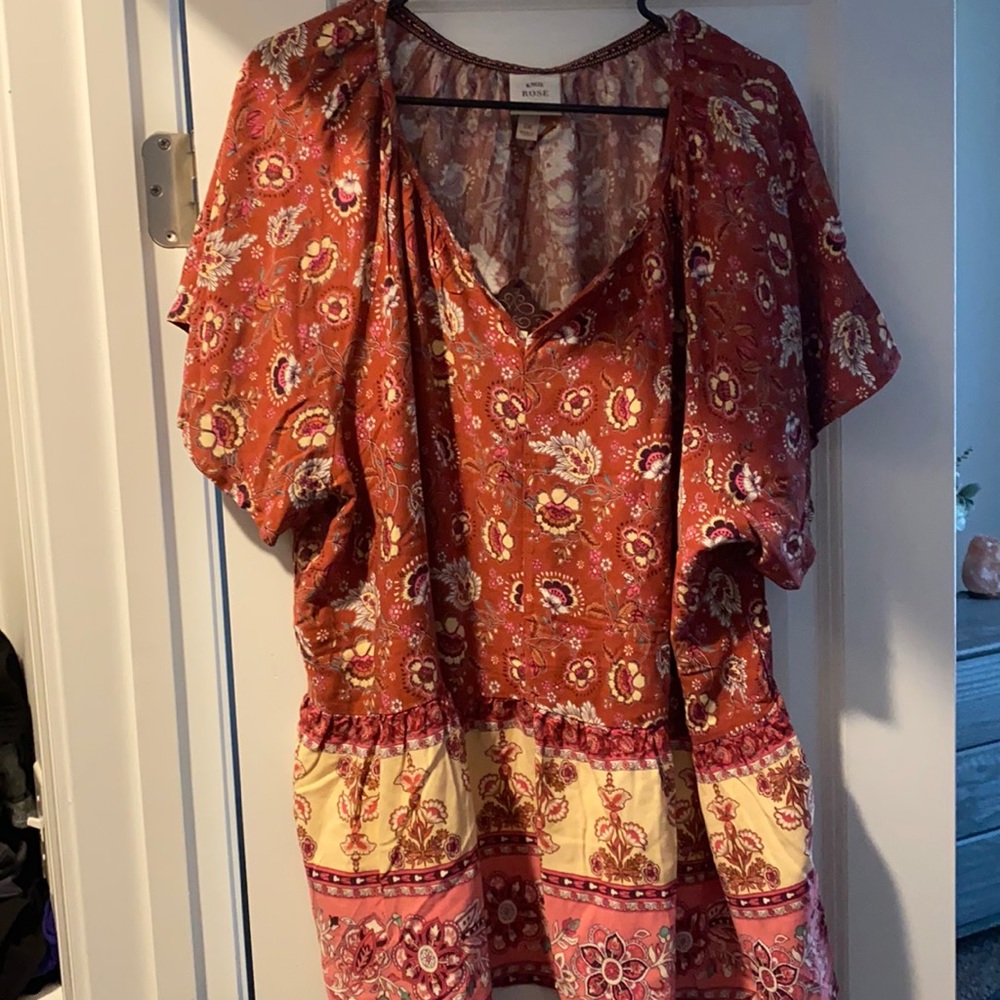 Knox rose top NWT